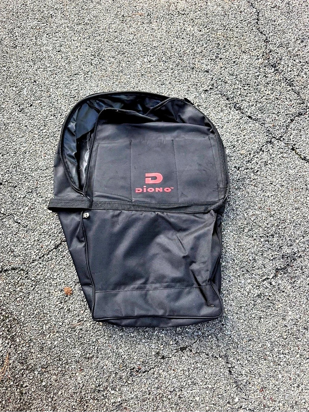 Diono Car Seat Travel Bag Black Backpack